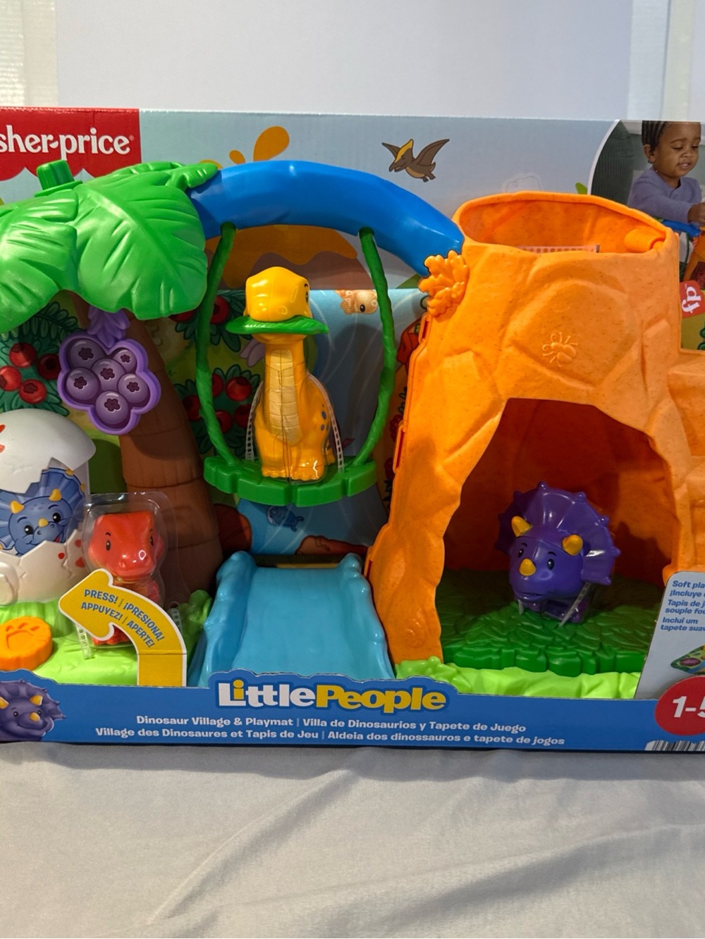 Fisher-Price Little People Dinosaur Village Playset - Multicolor